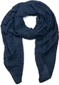 Produktbild: styleBREAKER Damen Schal fein gekreppt | Leichter Plissee-Schal für stilvolle Looks | Elegantes Halstuch mit fließenden Falten | Modisch Vielseitig & Angenehm weich | 96 x 192 cm, Farbe:Dunkelblau