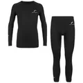 Produktbild: Reusch Thermounterhemd Underwear Set (Oberteil + Hose) mit Markenschriftzug schwarz S