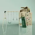 Produktbild: Spielturm Lasse Aus Holz In Grüntrapezstange - Polarplay