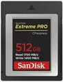 Produktbild: SanDisk Extreme PRO CFexpress Speicherkarte Card 512GB Type B, 1700/1400 MB/s