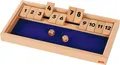 Produktbild: Würfelspiel Shut the box | 32,2 x 17,3 x 3,2 cm, Holz, 2 Würfel, per Stück