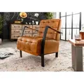 Produktbild: Sessel Echtleder 64x76x83 cognac IRON LABEL #13