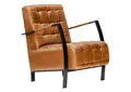 Produktbild: Massivmoebel24 Sessel IRON LABEL (Sessel Echtleder 64x76x83 cognac IRON LABEL #13), Sessel Echtleder 64x76x83 cognac IRON LABEL #13