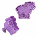 Produktbild: Städter Präge-Ausstecher mit Auswerfer Schaf Ausstechform Plätzchenform 6.5 cm