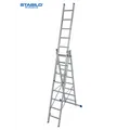 Produktbild: KRAUSE STABILO 3x8 Sprossen Vielzweckleiter | Neue Norm - Art-Nr: 133748