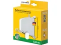 Produktbild: SCHELLENBERG Aufschraubwickler Mini schwenkbar weiß Lochabstand 145 mm mit Gurt