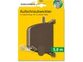 Produktbild: SCHELLENBERG Aufschraubwickler Mini schwenkbar braun Lochabstand 145 mm mit Gurt