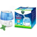 Produktbild: WICK WUL525E Mini Kaltluft Ultraschall Luftbefeuchter weiß/blau 21 W