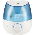Produktbild: Wick Mini Kaltluft Ultraschall-Luftbefeuchter – Einstellbare Sprühnebelregelung – 1,8-l-Wassertank – für Schlafzimmern, Büros, Kinderzimmern bis 15 m² – Pads mit ätherischen Ölen inklusive – WUL525