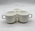 Produktbild: 3 Stück Tasse 150 ml Kaffeetasse Kindertasse Campinggeschirr, aus Plastik Kunststoff, Mehrweg, Farbe weiß