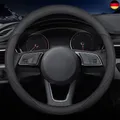 Produktbild: Carodi Neueste Nappaleder Auto Lenkrad Abdeckung, stilvolle rutschfeste Leder