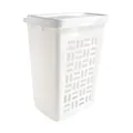 Produktbild: Teko-Plastic Kunstoffwerke E. Schröck GmbH Wäschebox, 60 Liter, Abmessungen: 44 x 35 x 61 cm, Farbe: weiß 10337002