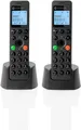 Produktbild: Motorola DOT202 Twin, Schwarz Schnurloses Telefon #2879130