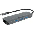 Produktbild: Icy Box Dockingstation 6 in 1 1xHDMI 4K60Hz, 3x USB-A