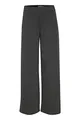 Produktbild: ICHI IHKATE SUS Long Wide PA2 Damen Hose Stoffhose mit Stretch hoher Elastikbund weiter Schnitt, Größe:XS, Farbe:Dark Grey Melange (200319)