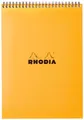 Produktbild: Block Spirale Rhodia Classic 21 x 29,7 cm 80 Blatt zum Heraustrennen 80 g Liniert ORANGE