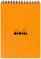 Produktbild: RHODIA Spiralnotizblock No. 18 DIN A4 kariert orange 80 Blatt
