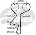 Produktbild: GATES Zahnriemensatz K015461XS für OPEL