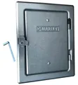 Produktbild: Marley Deutschland GmbH Wandfliese Kamintür verzinkt mit Vierkantverschluss 140x205mm, Stahl verzinkt 0x0, silber, für den Zugang zum Schornstein zwecks Reinigung und Wartung 