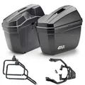 Produktbild: GIVI Seitenkoffer E22N + Träger Schwarz 22LT für HONDA X-ADV 750 2024-2025
