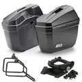 Produktbild: GIVI E22N Seitenkoffer + Rahmen SUZUKI BURGMAN 650 2016 2017 2018 Schwarz 22LT