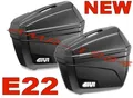 Produktbild: Paar Packtaschen Givi E22 Schwarz Set 2 Koffer Givi E22N