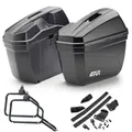 Produktbild: GIVI E22N Seitentaschen + Träger für HONDA NX 500 2024 2025 22LT Schwarz