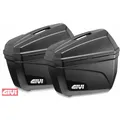 Produktbild: Seitenkoffer Satz GiVi E22 Cruiser Monokey® schwarz matt / Max Zuladung 5 kg