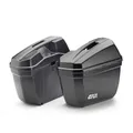 Produktbild: Paar Schwarze Seitentaschen Für Motorrad 5 Kg 22L Original GIVI E22N