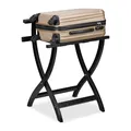 Produktbild: Relaxdays Kofferständer, klappbar, Gepäckständer mit Wandschutz, HxBxT: 75x60x41 cm, Kofferablage, Hotel, Holz, schwarz
