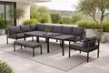 Produktbild: Eck Lounge Set Larino Sitzgruppe Gartenmöbel Garnitur Gruppe Alu hoch ausziehbar