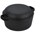 Produktbild: GRÄWE Kochtopf Dutch Oven CI 350, Ø 26 cm, 2-in-1 Brat- und Kochtopf, Gusseisen