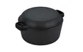 Produktbild: GRÄWE Dutch Oven CI 350 – Gusseisen, Ø 26 cm, 2-in-1 Brat- & Kochtopf