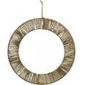 Produktbild: Boho Dekoring Wandkranz Jute Metall Vintage Trockenblumen Hochzeit