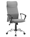 Produktbild: SONGMICS Bürostuhl, ergonomischer Schreibtischstuhl, Drehstuhl, gepolsterter Sitz, höhenverstellbar und neigbar, bis 120 kg belastbar, grau OBN034G01