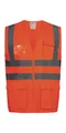 Produktbild: SAFESTYLE Warnweste EWALD Größe XL orange EN ISO 20471 Kl.2/EN ISO 13688