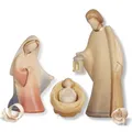 Produktbild: Akantus Krippe Leonardo Krippenfiguren: Heilige Familie bemalt (13 cm)