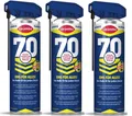 Produktbild: Caramba 70 Multifunktionsöl 3x500 ml Duo-Spray Multi-Öl Multifunktionsspray