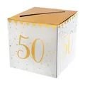 Produktbild: Brief- und Kartenbox 50. Geburtstag Golden Times
