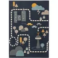 Produktbild: Lytte Kinderteppich, Blau, Textil, Rechteckig, 120x170 cm, Oeko-Tex® Standard 100, wasserabweisend, Teppiche & Böden, Teppiche, Teppich Kinderzimmer