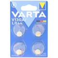 Produktbild: Varta Batterie Alkaline, Knopfzelle, LR44, V13GA, 1.5V Electronics, Retail Blister (4-Pack)