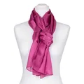 Produktbild: Seidenschal Halstuch Schal purpur lila Seide 180x45cm