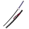 Produktbild: AMONT Nachbildung des Japanischen Katana aus Bambus - Trafalgar Law Modell aus Holz - Einteilige Serie - 104 cm