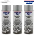 Produktbild: 3x presto Aluminium Spray Korrosionsschutz 400ml