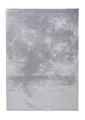 Produktbild: Teppich Hochflor Shaggy Wohnzimmer Webteppich Rutschfest Silberfarben 80x150 cm