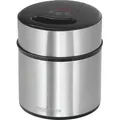 Produktbild: ProfiCook® Eismaschine und Joghurtbereiter | Eis in 20 Min. | bis zu 1800ml Eiscreme | Softeismaschine für Zuhause | mit Timer | Ice Cream Maker ... - Schwarz/Silber