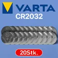 Produktbild: 20x CR2032 2032 CR-2032 VARTA INDUSTRIAL Lithium Knopfzellen - MHD bis 2034
