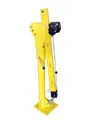 Produktbild: Prime Tech | Mobiler Ladekran mit elektrischer Seilwinde 500kg | Hebekran für Pickups & Anhänger | Mit Schnellkupplung, Steuerung & Umlenkrolle