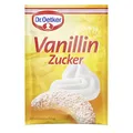 Produktbild: Dr. Oetker Vanillinzucker, 10 x 5 x 8 g, Zucker verfeinert mit Vanillin, zum Backen und Süßen von Kuchen, Desserts & Shakes, vegan