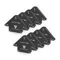 Produktbild: STAHLWERK Schweißmagnet 8er Set – je 11,3 kg (25 lbs) Haftkraft, 45° | 90° | 135° Winkel, starker Magnet-Schweißwinkel, Magnetwinkel zum präzisen Fixieren von Werkstücken bei Löt- & Schweißarbeiten